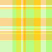 Material background tartan seamless, outfit plaid check textile. Colour pattern fabric texture in lime and yellow colors. vector