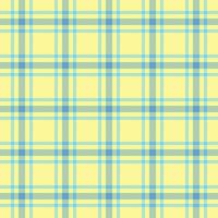 Ireland tartan fabric , yard plaid background texture. Floor pattern textile seamless check in cyan and yellow colors. vector