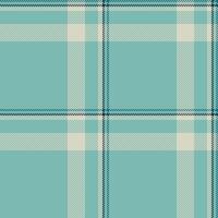 Velvet background plaid texture, checked seamless pattern. Size textile tartan check fabric in teal and light colors. vector