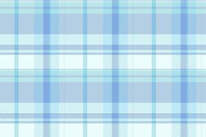 Ornamental fabric tartan pattern, daisy check seamless. Layout background texture textile plaid in white and blue colors. vector