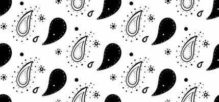 Texture paisley as creativity damask. Image ornamental of style draw. Drawing ornate in simplicity pattern. vector