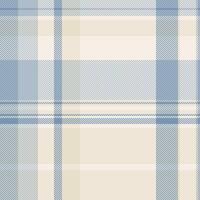 Serene blue and cream plaid pattern. Perfect for textile design, wallpaper, or website backgrounds. Subtle texture and calming color palette evoke feelings of tranquility and sophistication. vector