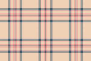 Elegant pastel plaid pattern in peach, coral, and gray. Perfect for textile designs, website backgrounds, or fashion projects. vector