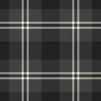 Elegant grayscale plaid pattern. Subtle texture and neutral tones offer versatility for various design applications, from website backgrounds to textile prints. vector