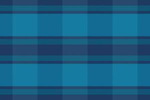 Holiday seamless texture , coloured textile plaid tartan. Tough check background pattern fabric in blue and cyan colors. vector