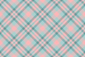 Underwear pattern plaid texture, continuity background fabric check. Furniture textile tartan seamless in light and teal colors. vector