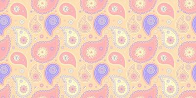 Spa style to sketching curtain. Orient india at striped abstract. Boho boteh by seamless botanical. vector