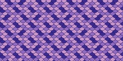 Elegant seamless pattern of overlapping scales in shades of purple. Perfect for backgrounds, textures, or design elements, evoking themes of fantasy, luxury, and mystery. vector