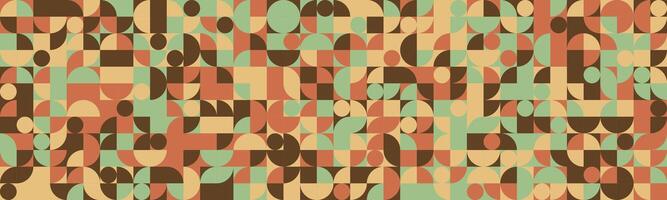 A colorful pattern with many different shapes vector