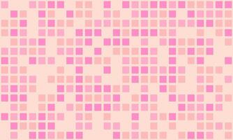 Abstract pastel pink square mosaic pattern. Perfect for website backgrounds, presentations, or feminine designs. Subtle texture and soft color palette evoke feelings of calm and gentleness. vector