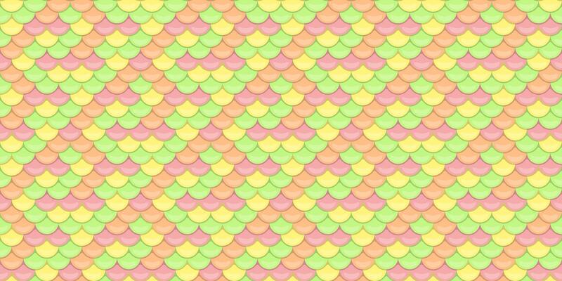 Pastelcolored scales pattern. Perfect for spring, summer, or feminine designs. This repeating texture evokes feelings of joy, sweetness, and playful energy.
