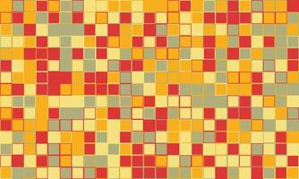 Vibrant abstract mosaic pattern with warmtoned squares. Perfect for backgrounds, website design, or textile prints. vector