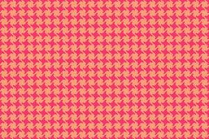 Vibrant coral and peach houndstooth pattern. Perfect for textile design, fashion, website backgrounds, or any project needing a bold, geometric texture. This repeating motif evokes energy and style. vector