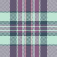 Dreamy check textile fabric, improvement background texture. Spring plaid pattern seamless tartan in light and pink colors. vector