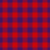 Production textile check background, hat texture tartan. Harvest seamless pattern plaid fabric in violet and red colors. vector