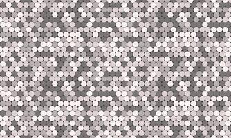 Abstract grayscale geometric pattern. Seamless texture of overlapping circles creates a modern, stylish design perfect for backgrounds, website banners, or textile prints. vector