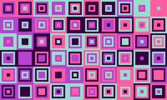 Vibrant geometric pattern of colorful squares. A modern, playful design ideal for backgrounds, textiles, or website design. This abstract image evokes feelings of energy and creativity. vector