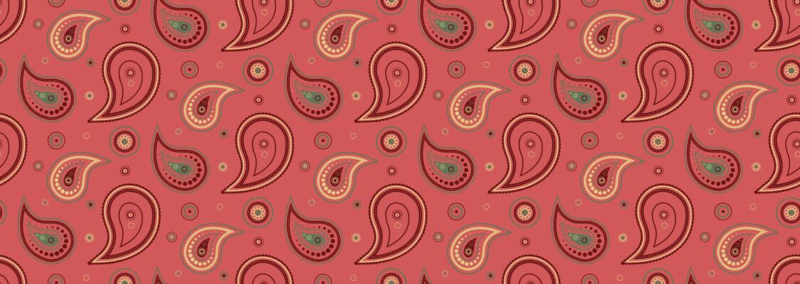 Oriental canvas of background paint. Interior nature of luxury intricate. Paisley complexity as romance contrast.