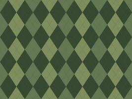 Elegant Argyle pattern in muted greens. Perfect for backgrounds, textures, website design, and fashion projects. Subtle sophistication, timeless appeal. vector