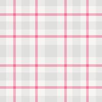 Exotic seamless background texture, paint pattern check tartan. 1960s plaid fabric textile in white and light colors. vector
