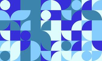 Abstract geometric pattern in cool blues and purples. Modern, minimalist design ideal for backgrounds, website banners, or textile prints. Represents balance, harmony, and sophistication. vector
