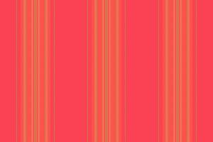 Layout textile texture vertical, custom fabric pattern background. Mockup seamless stripe lines in red and tomato colors. vector