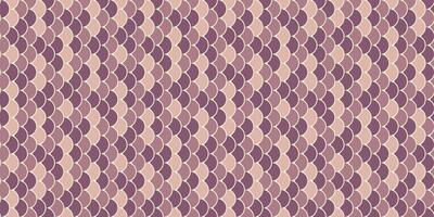 Elegant seamless pattern featuring overlapping semicircles in muted mauve and dusty rose shades. vector