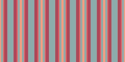 A vibrant, repeating pattern of vertical stripes in muted coral, dusty rose, and soft teal. vector