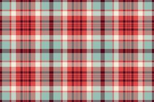 Seamless pastel plaid pattern in coral, teal, and cream. Perfect for textile designs, backgrounds, and website templates. Evokes a feeling of warmth and comfort, ideal for autumn or spring themes. vector