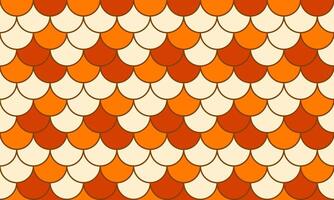 Vibrant autumnal scales pattern. Perfect for fallthemed designs, textiles, or website backgrounds. This repeating geometric design offers a retro, stylish feel. vector