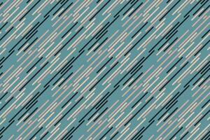 Dynamic diagonal lines in muted teal, beige, and black create a modern, abstract pattern. vector