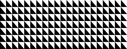 Abstract geometric monochrome pattern. Repeating black and white triangle design. Ideal for backgrounds, textures, or modern design projects. vector