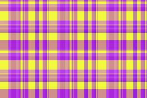 Handkerchief check seamless plaid, ceremony pattern fabric. Swatch texture textile tartan background in red and purple colors. vector