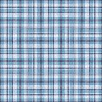 Shape texture fabric, hat background check textile. Feminine tartan plaid seamless pattern in cyan and lavender colors. vector