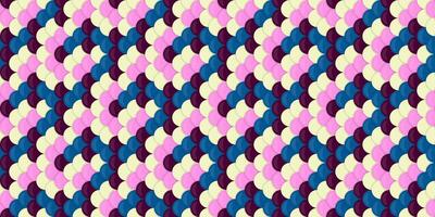 Vibrant abstract pattern with interwoven, curved shapes in pink, teal, and purple. Perfect for textile design, website backgrounds, or modern branding projects. vector