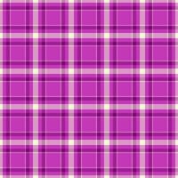 Official check fabric plaid, performance pattern background texture. Club textile seamless tartan in magenta and cornsilk colors. vector