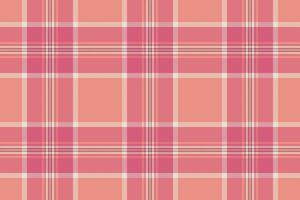 Elegant coral and pink plaid pattern. Perfect for textile design, website backgrounds, or crafting projects. vector