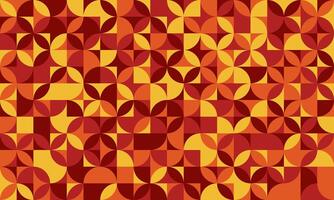 Vibrant geometric pattern in warm autumnal hues. Perfect for backgrounds, textiles, or website design. vector