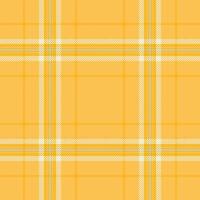Aged tartan check background, wide pattern plaid. Geometric fabric texture seamless textile in amber and bright colors. vector