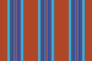 Vibrant vertical stripes in rich terracotta, sky blue, and deep indigo create a dynamic, modern textile pattern. Perfect for website backgrounds, apparel design, or as a stylish graphic element. vector