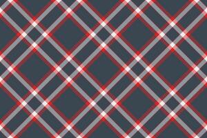 Sleek diagonal plaid pattern in shades of red, white, and dark gray. Perfect for textile design, website backgrounds, or adding a touch of modern style to any project. vector