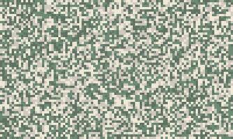 Abstract pixelated camouflage pattern in muted greens and beige. Perfect for backgrounds, textures, or digital camouflage designs. vector