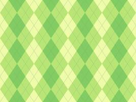 Elegant argyle pattern in soft green hues. Perfect for backgrounds, textiles, or packaging design. This subtle yet sophisticated design evokes feelings of freshness and tranquility. vector