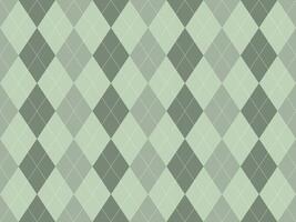 A green and gray argyle pattern background vector