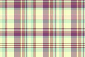 Pixel seamless textile , india background check texture. Backdrop fabric plaid tartan pattern in light and pastel colors. vector