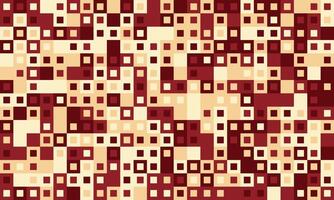 Abstract geometric pattern. Warmtoned squares create a dynamic, pixelated texture ideal for backgrounds, website design, or textile prints. Evokes feelings of warmth, energy, and modern design. vector