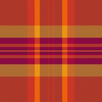 Vibrant autumnal plaid pattern in rich oranges, deep reds, and golden yellows. Perfect for fallthemed designs, textile projects, or as a background for website or social media. vector