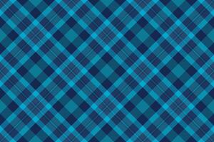 Stunning teal and navy diagonal plaid pattern. Perfect for textile design, website backgrounds, or fashion projects. vector