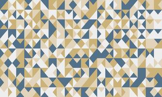 Abstract geometric pattern. Modern, elegant design featuring a mosaic of neutral triangles in beige, blue, and white. Ideal for website backgrounds, presentations, or textile prints. vector