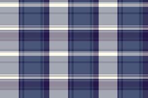 Print background check fabric, serene tartan textile . Chequered plaid pattern seamless texture in blue and pastel colors. vector